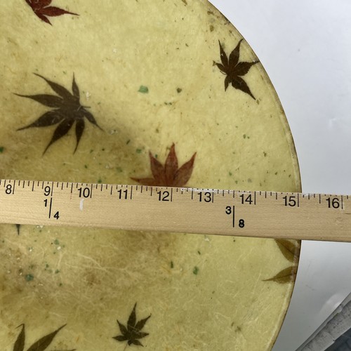 Lote 2 MCM Flor Fibra de Vidrio 14" GRANDES Cuencos para Servir Años 60 Retro Cocina De Colección - Imagen 12 de 12