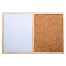 Desk Tech Small Half Cork Bulleting Board Half Dry Erase White Board C