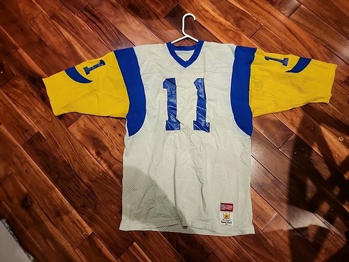 Vintage NFL Los Angeles Rams Pat Haden Officially Licensed Sand Knit Jersey. H1 - Picture 1 of 3
