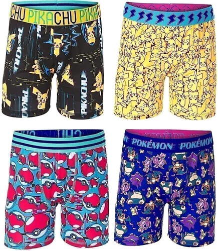 Pokémon Boys' Big Pokemon Athletic Boxer Brief - Picture 1 of 15