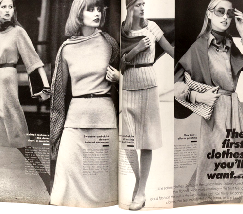RENE RUSSO Dalila di Lazzaro DEBORAH TURBEVILLE Monty Python Vogue US July 1975 - Picture 7 of 20