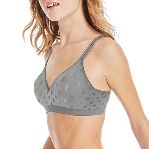 Hanes Damen Perfect Coverage Seamless T-Shirt BH - Damen L (anthrazit) - Bild 2 von 5