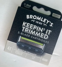Bromley’s for Men Keeping’ It Trimmed 5-Blade Cartridges-4 Pack (041260385391)