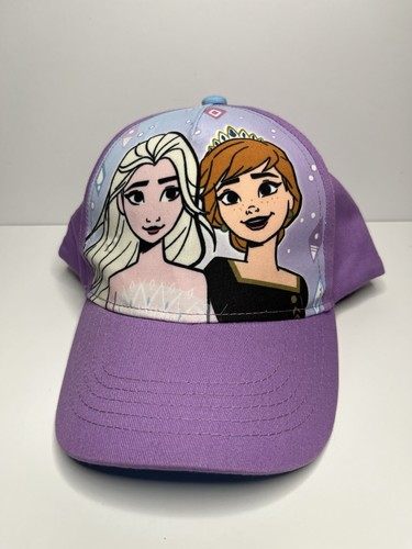 Disney Frozen II Girl's Graphic Print Snapback Hat Purple Size OSFM Elsa Anna - Picture 3 of 12