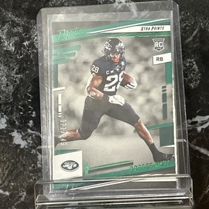 2022 Prestige - Rookies Xtra Points Green #313 Breece Hall #'d /249 (RC) JETS