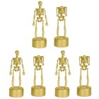 3 Pieces Mini Skeletons Halloween Party Props Favors Accessories