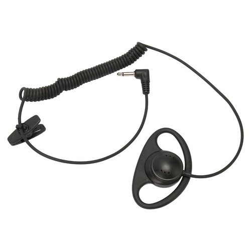 D Shape Single Side Earphone 3.5Mm D Shape Ear Hook Earpiece With Coiling De SPC - Zdjęcie 12 z 12