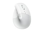 Logitech Lift RIGHT Optique Sans Fil + Bluetooth - Blanc