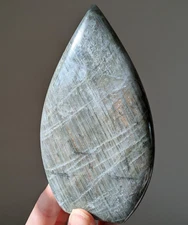 Purple Labradorite Freeform Free Form Ornament Teardrop Crystal Chakra Mineral