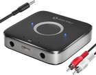 Bluetooth 5.3 Empfänger | Dual AUX Ausgang | 12h Akkulaufzeit
