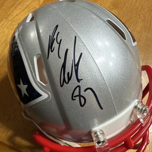 Rob Gronkpski Autographed New England Patriots Mini Helmet JSA - Picture 2 of 8