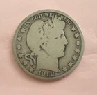 1912 D Denver Mint Barber Quarter
