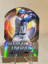 2022 Bowman's Best FREDDIE FREEMAN Global Impact Refractor Die Cut! - LA Dodgers