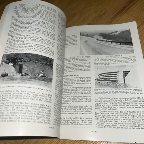 1970 THE OZARK FRONTIER TRAIL Tourist / Real Estate / Attractions 56 pages. - Picture 17 of 20