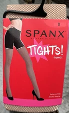 Spanx Fishnet Tight End Tights Nude Sz D