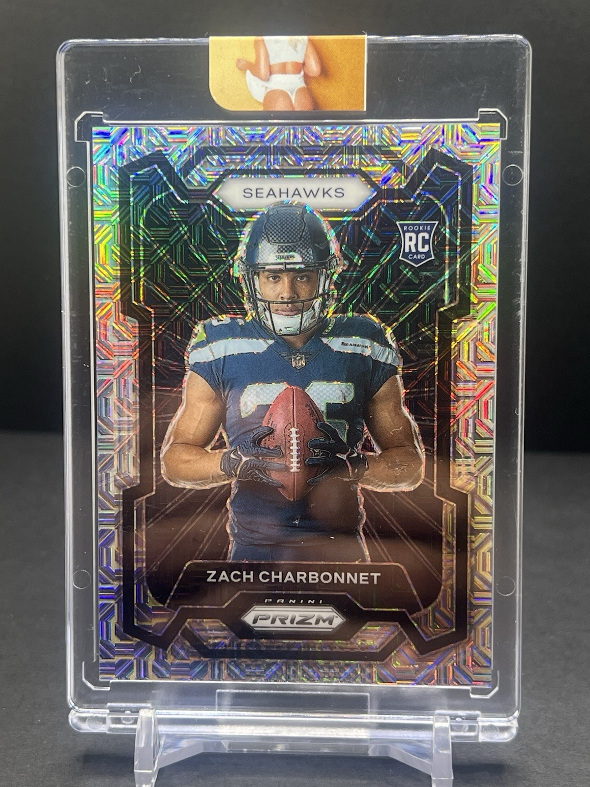 2023 Panini Prizm - Rookie Variation Mojo Prizm #314 Zach Charbonnet (RC) /25