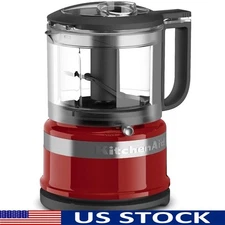 3.5 Cup Food Chopper Locking Blade 2 Speeds Dishwasher Safe Easy Storage New