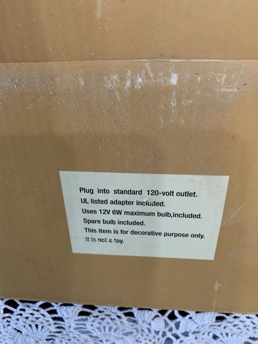 Fiber Optic Black Cat Witch Color Changing In Box 16” - Picture 11 of 12