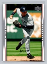 2007 Upper Deck #163 Derek Jeter New York Yankees Baseball Card