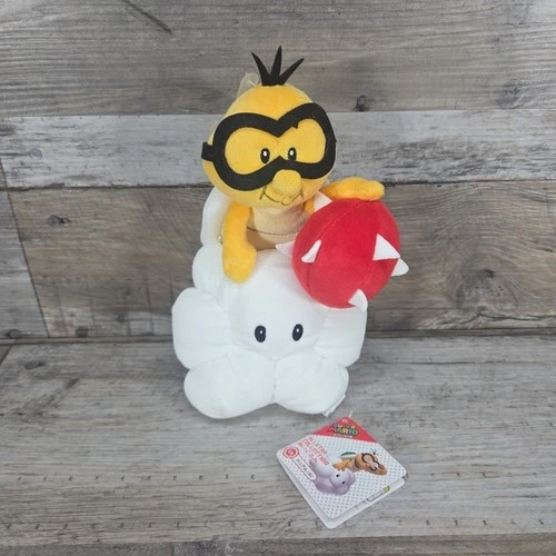 Little Buddy Super Mario All Star Collection Lakitu 8" Plush Toy