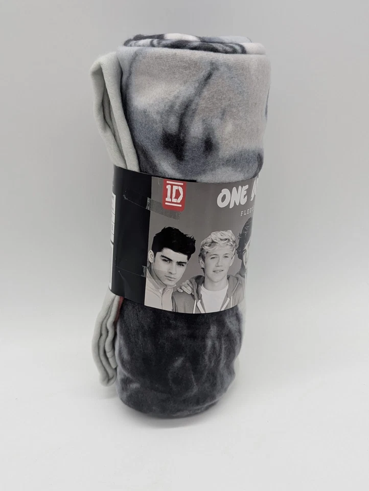 One Direction Throw Blanket 2012 Black And White Photo Polyester Rare - Image 2 of 4