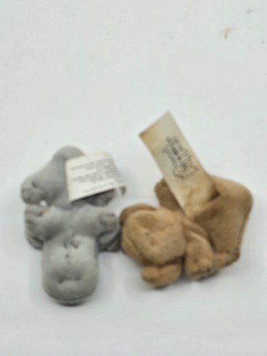 Lot 2 VTG Pound Puppies Miniature Plush Galoob Puppies Mini 90s Dog 3” - Picture 2 of 6
