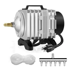 Simple Deluxe Air Pump with Adjustable Air Flow Outlets for Aquarium, Fish Ta...