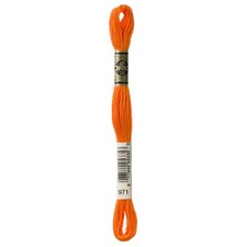 12 Pack - DMC 6-Strand Embroidery Cotton 8.7yd-Pumpkin - 117-971
