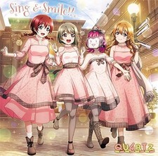 Sing & Smile !! / QU4RTZ CD Free Shipping with Tracking number New from Japan