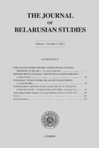 Centre For T & Anglo-Belarusia The Journal of Belarusia (Paperback) (UK IMPORT)