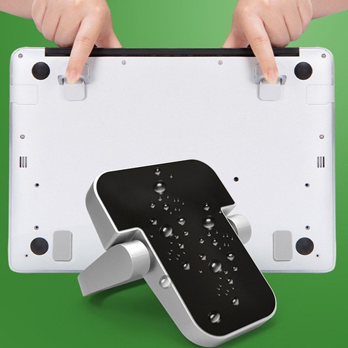 Laptop Stand for Desk Computer Keyboard Stand Riser Aluminum Laptop Sta*h* _mo - Photo 10/15