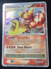 Magmortar LV.X 123/123 Mysterious Treasures Ultra Rare HOLO BLEED ERROR - MP