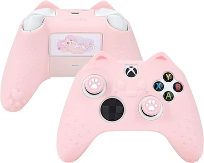 Cat Paw Controller Skin Pink rutschfeste Silikonhülle Xbox Series X