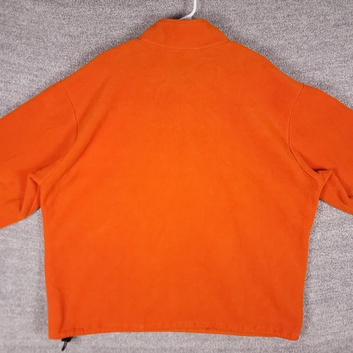 Suéter J Crew Para Hombres XL Naranja Remero Polar Cuarto Cremallera Pullover Hecho en EE. UU. - Imagen 2 de 9