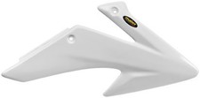 Maier Mfg Radiator Scoops - White Motorcycle ATV/UTV Dirt Bike 600181 65-6018W