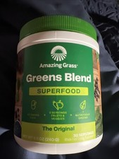 Amazing Grass Greens Blend Superfood Vegan Powder - Original - 8.5oz Exp 7/26 .K