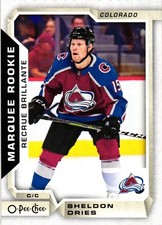 2018-19 O-Pee-Chee Marquee Rookie Sheldon Dries RC Card# 616. rookie card picture