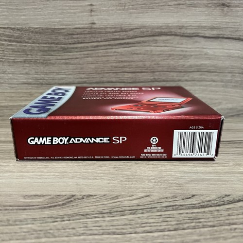 Nintendo Game Boy Advance SP - Flame Red (AGS-001) - Bild 12 von 13