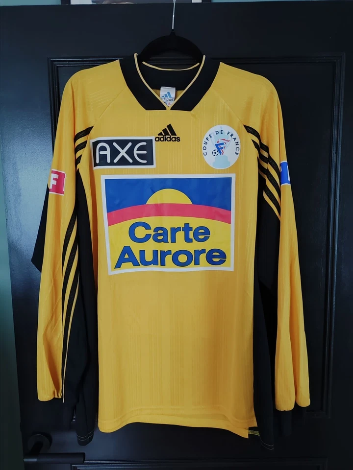 Maillot Porté Coupe De France shérif OUDJANI Wasquehal V Valenciennes 23/01/1999 - Photo 3/4