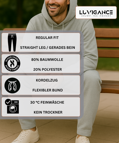 LUVIGANCE Herren Jogginghose – bequem für Sport, Freizeit und täglichen Gebrauch - Bild 16 von 24