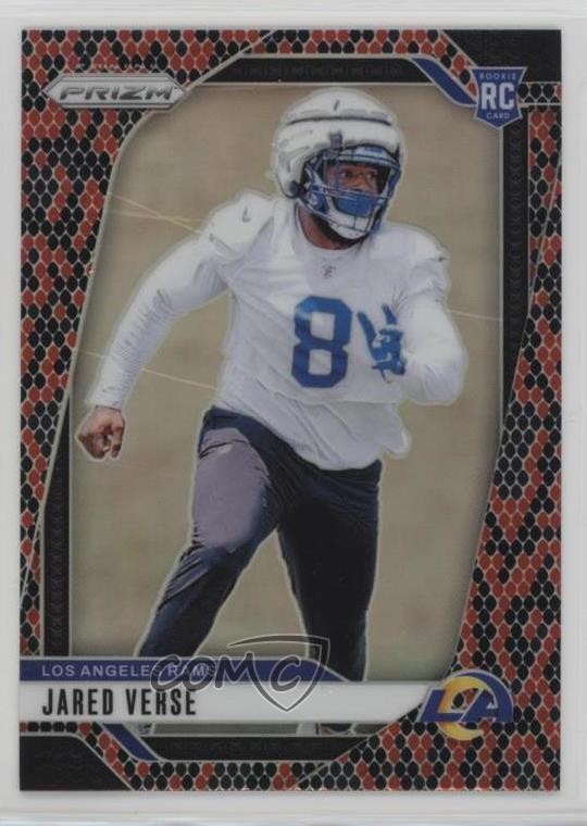 2024 Panini Prizm Rookies Snake Skin Prizm Jared Verse #341 Rookie RC