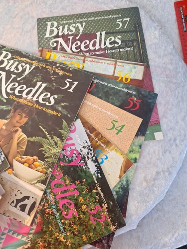 Beautiful Vintage Busy Needles Magazine Issue 46 Thru To 57 Excellent Condition - Picture 5 of 21