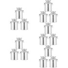 5pcs Metall Vase Shabby Chic Pitcher Vase Vintage verzinkt Can Vase