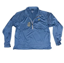 Masters Performance Tech 1/2 Zip Golf Pullover Jacket Blue NEW w/ Tags - 2XL XXL