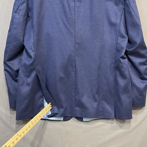 Abrigo deportivo Paul Betenly Amicale para hombre 48L azul seda cachemir J-Sandro Blazer - Imagen 9 de 11