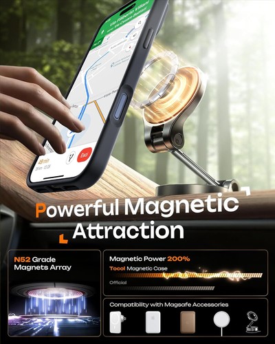 TOCOL für iPhone 17 Pro Max Hülle, kompatibel 17 Max, schwarz  - Bild 4 von 7