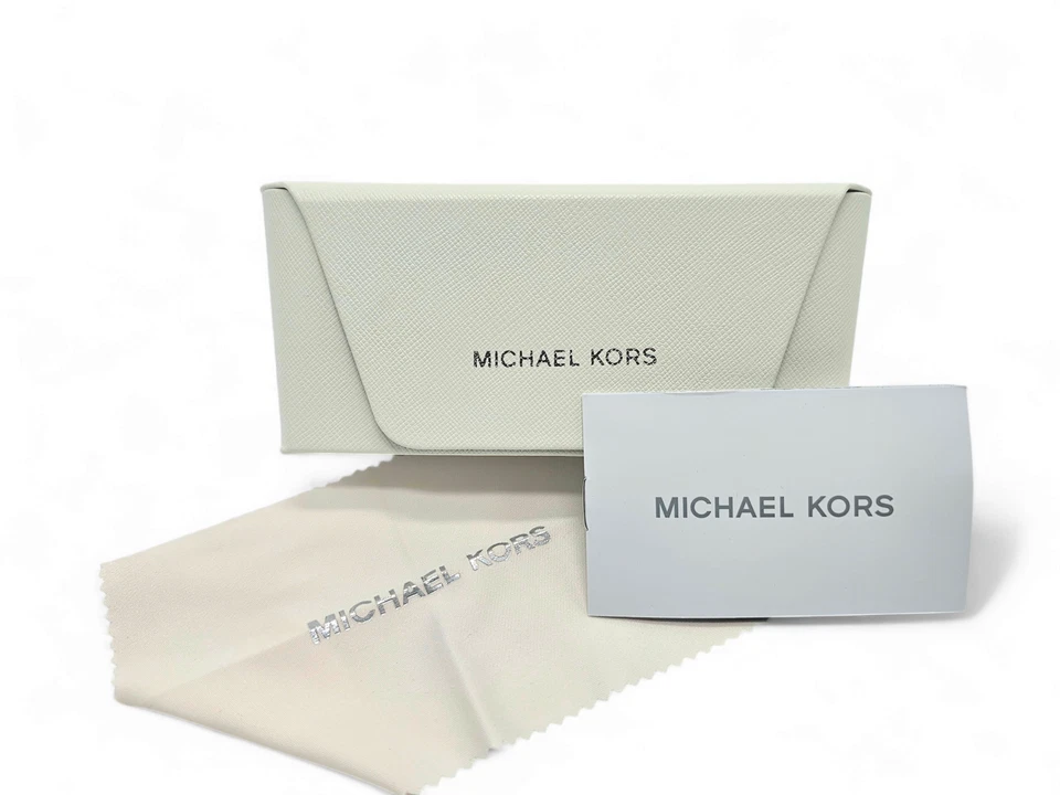 NUEVO Michael Kors Blanco Grande Gafas de sol Anteojos Estuche rígido con tela Auténtico Foto 3 de 4
