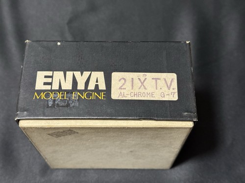 Vintage Enya 21X T.V Marine with Muffler 2-Stroke Nitro R/C Engine Made in Japan - Picture 9 of 9