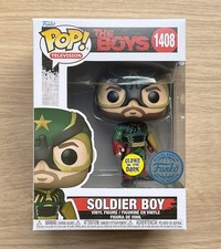 Funko Pop The Boys Soldier Boy GITD #1408 + Free Protector