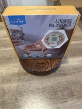 LiveFine 28-Day Automatic Pill Dispenser with LCD Display & Key Lock